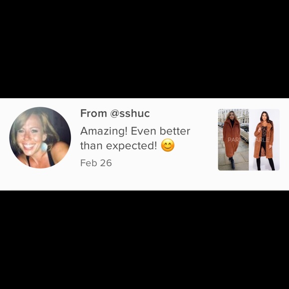 5🌟 Autumn Goalz Rust Teddy Faux Fur Duster Jacket - Picture 6 of 15